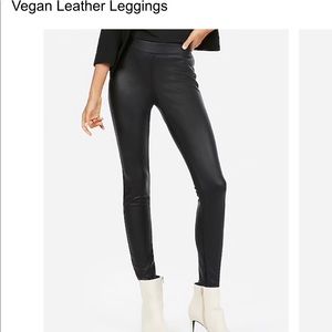 Express Vegan Leather Leggings